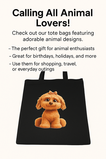 Adorable Animal Tote Bag – The Perfect Gift!