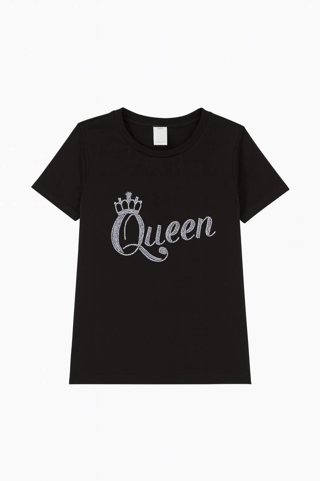 Queen Rhinestone T-Shirt – Shine with Confidence 👑
